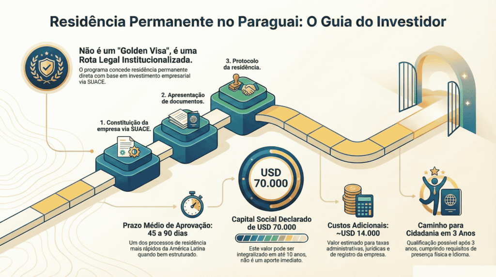Residencia Permanente no Paraguai